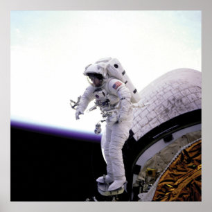 Póster Astronauta de Estados Unidos