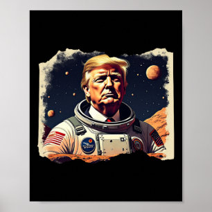 Póster Astronauta de Trump ocupa la sola de exploración e
