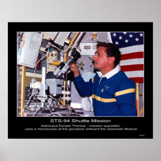 Póster Astronauta Donald Thomas