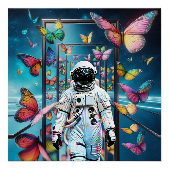 Póster Astronauta Dreamscape (Anverso)