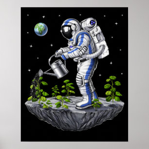 Póster Astronauta Gardener