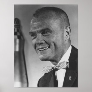 Póster Astronauta John Glenn