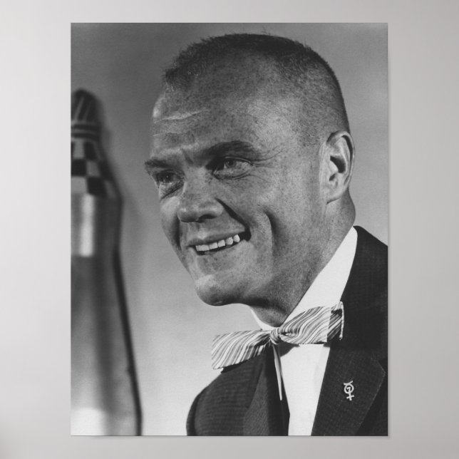 Póster Astronauta John Glenn (Frente)
