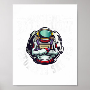 Póster Astronomía astronauta Sistema solar Niños del espa