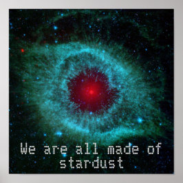 Póster Astronomía nebulosa Cita espacial científica