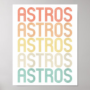 Póster Astros femeninos