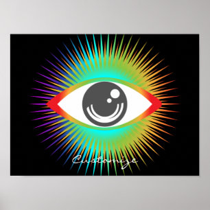 Póster Astuto de ver a Alien Eye Thunder_Cove