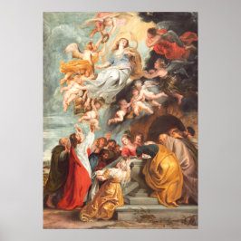 Póster Asumir a la Virgen - Bella Artes Escolar Rubens