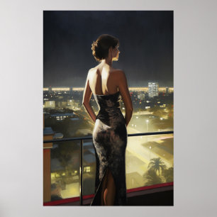 Póster Asunción a la luz de la luna de Miami