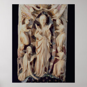 Póster Asunción de la Virgen (alabastro)