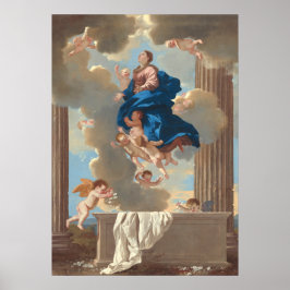 Póster Asunción de la Virgen, Nicolas Poussin Bella Artes