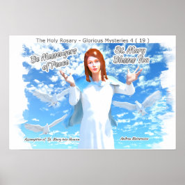 Póster Asunción de Santa María al Cielo