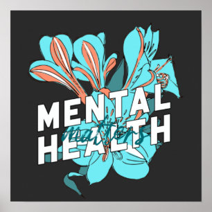 Póster Asuntos de salud mental