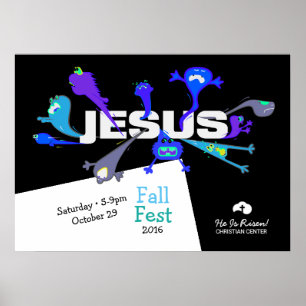 Póster Asustadas Noches de Jesús