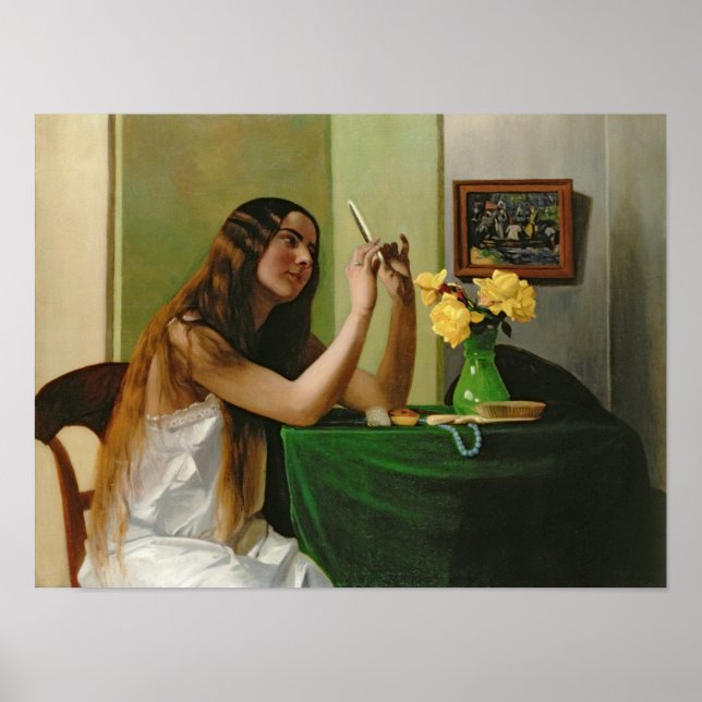 Póster At the Dressing Table, 1911 (Frente)