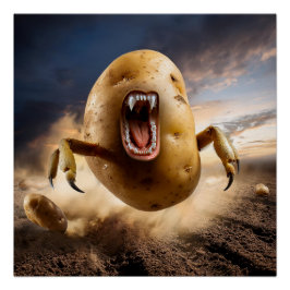 Póster Atacar Tater En Movimiento