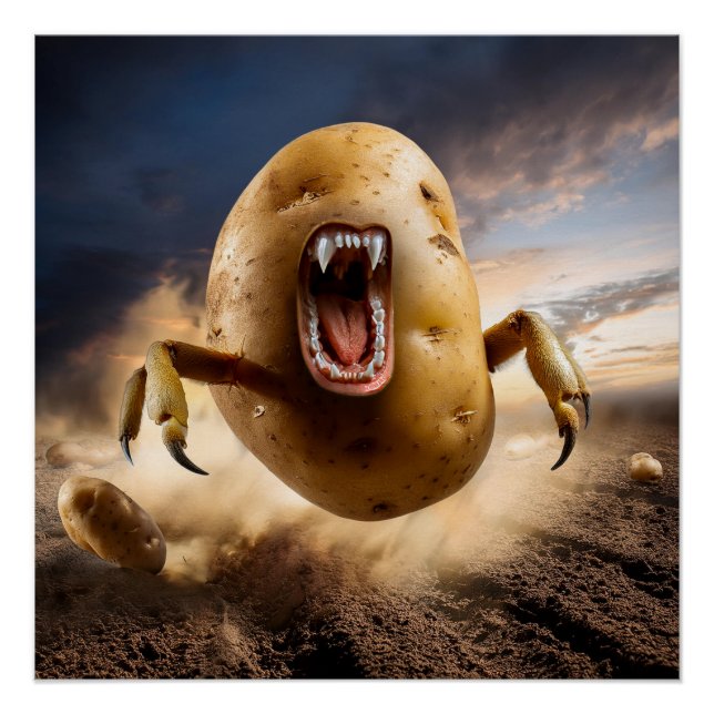 Póster Atacar Tater En Movimiento (Anverso)