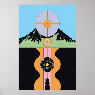 Póster Atami Japonés Abstracto Bauhaus Fórmula Moderno