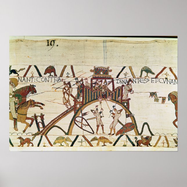 Póster Ataque a la ciudad de Dinan (Frente)