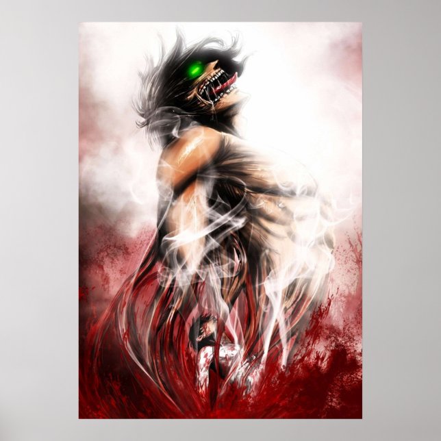 Póster Ataque a Titan Eren (Frente)