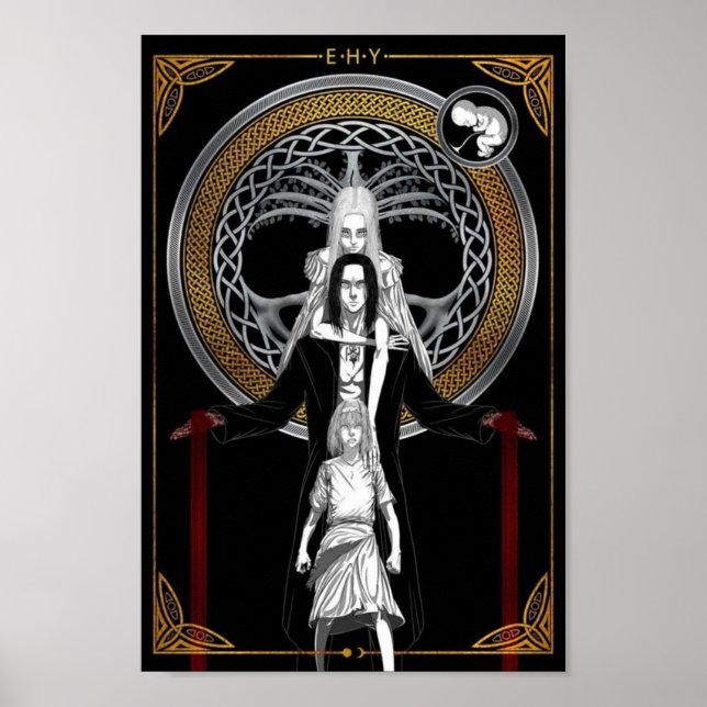 Póster Ataque a titan eren y a ymir (Frente)