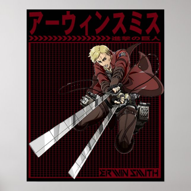 PÓSTER ATAQUE A TITAN ERWIN SMITH (Frente)