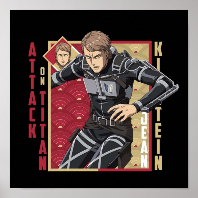 Póster Ataque a Titan Jean Kirstein (Frente)