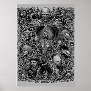 Póster Ataque a Titan / shingeki no kyojin