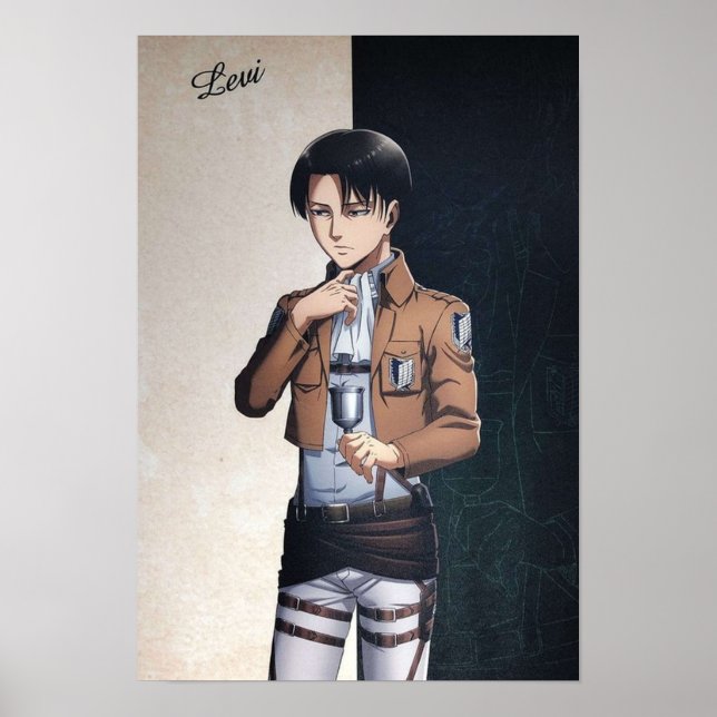 PÓSTER ATAQUE AL ACKERMAN DE TITAN LEVI (Frente)