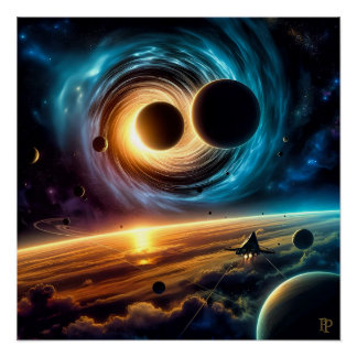 Póster Ataque al agujero negro canalla