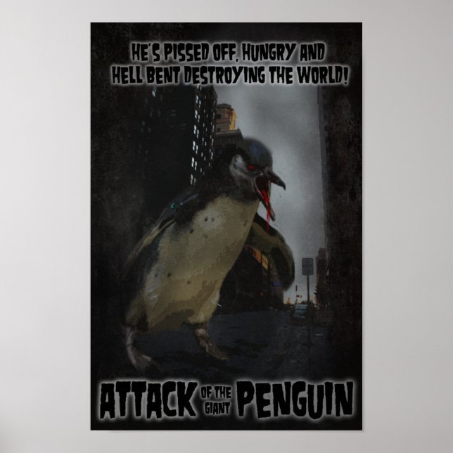 Póster ¡Ataque al Pingüino Gigante! Poster de películas f (Frente)