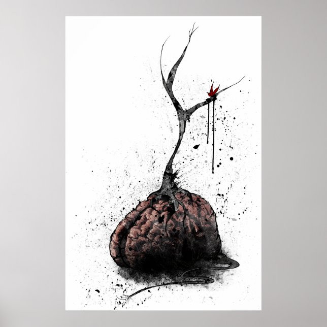 Póster Ataque cerebral (Frente)