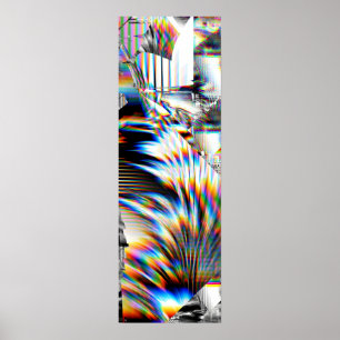 Póster Ataque con arco iris