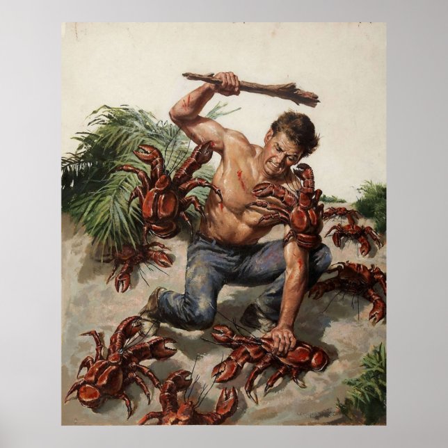 Póster Ataque de cangrejo (Frente)