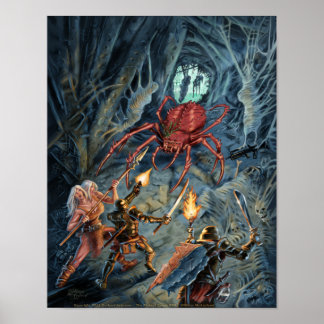 Póster Ataque de la araña del diablo