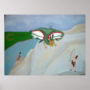 Póster Ataque de pájaro de Piasa