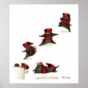 Póster ¡Ataque de picadura Ninja!