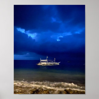 Póster Ataque nocturno.