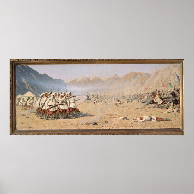 Póster Ataque sorpresa, 1871 (Frente)