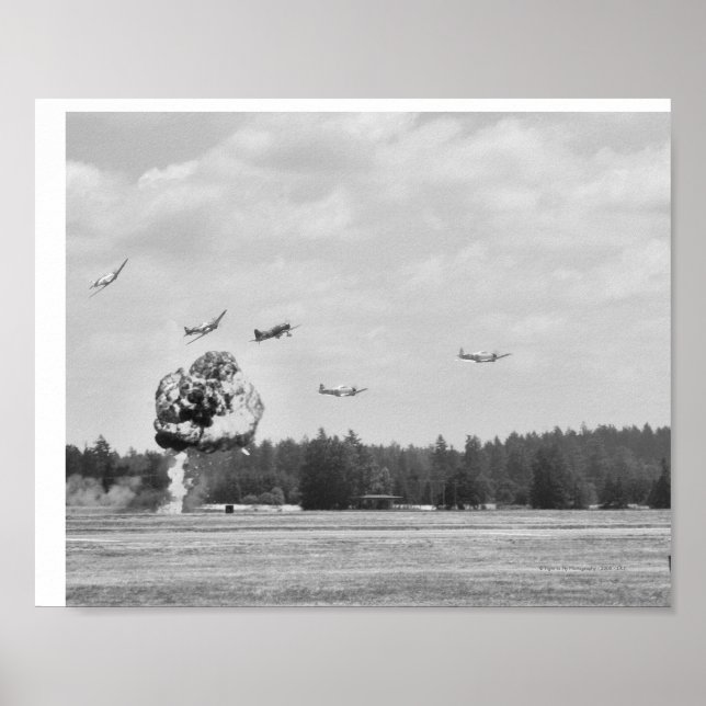 Póster Ataques de la Marina Imperial Japonesa