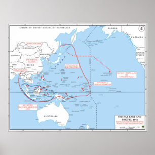 Póster Ataques previstos de la abertura de Japón de la