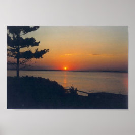 Póster Atardecer,