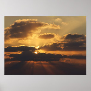 Póster Atardecer