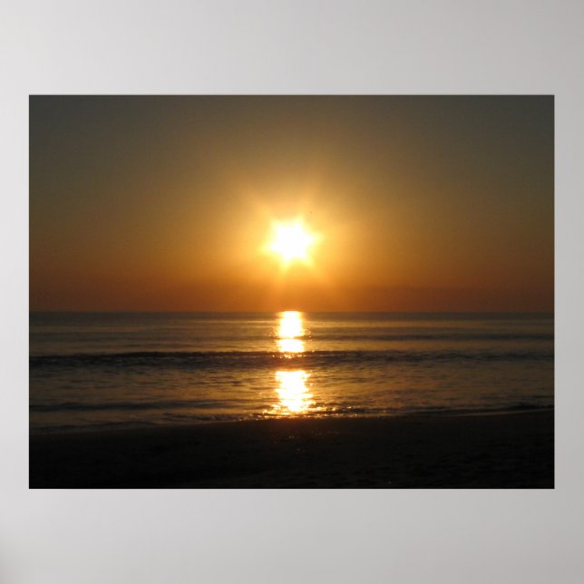 Póster Atardecer, (Frente)