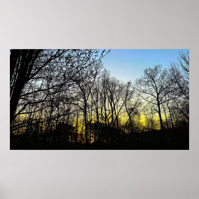 Póster Atardecer, (Frente)