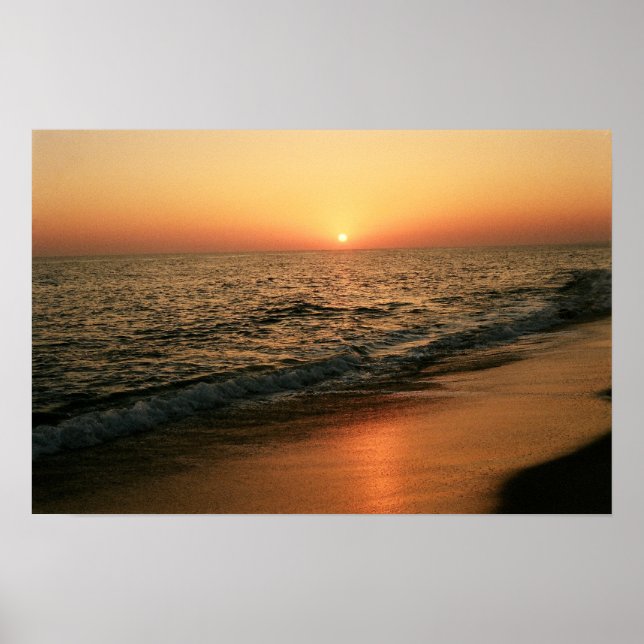 Póster Atardecer de Algarve (Frente)