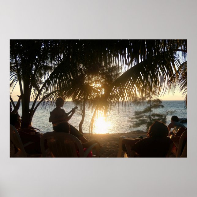 Póster Atardecer del mochilero (Frente)