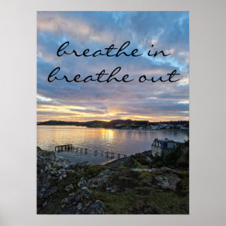 Póster Atardecer en Aberdour