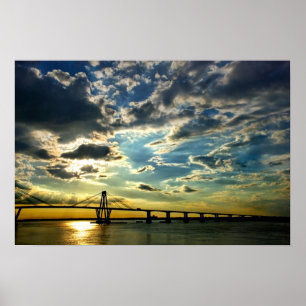 Póster Atardecer en Corrientes