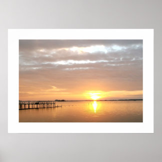 Póster Atardecer en Dunedin, Florida